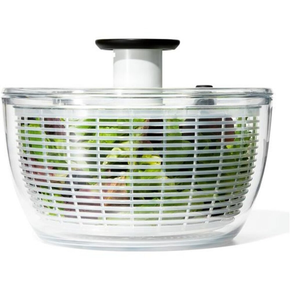 Salad spinner vegetable washer lettuce dryer with bowl one touch easy clean